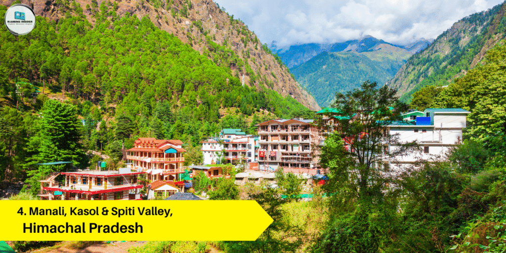Places to visit in India - Himachal Pradesh – Manali, Kasol & Spiti Valley