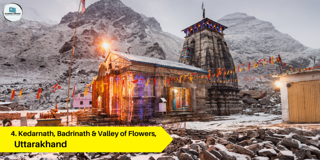 Places to visit in India - Kedarnath, Badrinath & Valley of Flowers, Uttarakhand